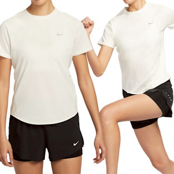 Nike Swift DF SS Top 女款 米色 運動 休閒 圓領 上衣 吸濕 排汗 短袖 HM9699-133