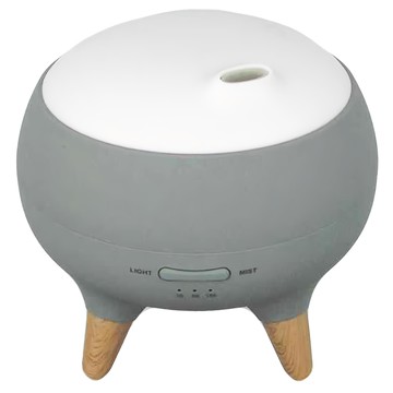 圓鼎七彩香氛水氧機 250ml 七彩夜燈 定時功能  CAAD0049  灰色