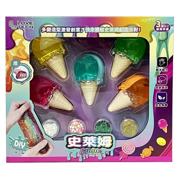 [家速配]史萊姆DIY創意組-冰淇淋