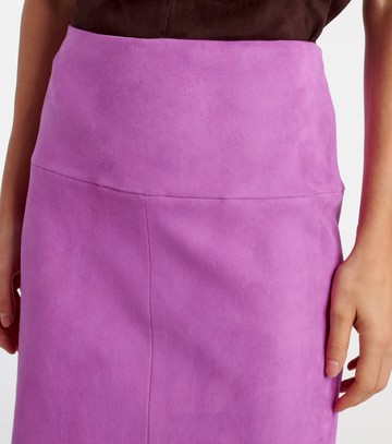 Stouls Gin suede pencil skirt