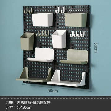 洞洞板 落地置物架 掛鉤板 洞洞板置物架墻上免打孔無痕收納多功能大墻掛墻面書桌廚房展示架