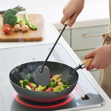 YOSHIKAWA吉川日本製COOKPAL氮化平底深鐵鍋26cm送台製鍋蓋