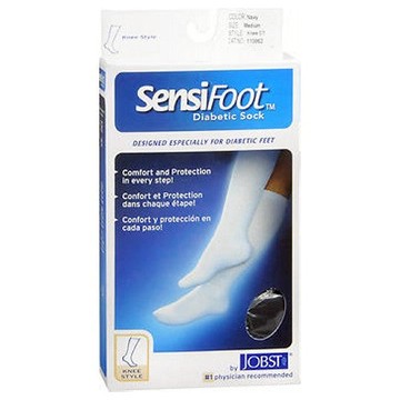Jobst Sensifoot Knee High Navy Socks Medium each by Jobst