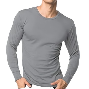 MI MI LEO MIT厚刷毛保暖衣 2件  3L  淺灰