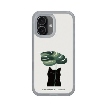 iPhone 17 AirX 流變灰 - ilovedoodle (Lim Heng Swee) - Cat and Plant - Umbrella