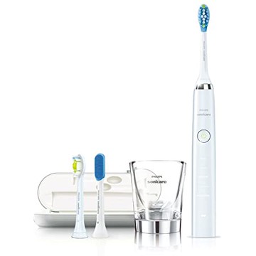 PHILIPS 【日本代購】飛利浦電動牙刷Sonicare 鑽石清潔深層清潔EDITION  HX9304/08-白