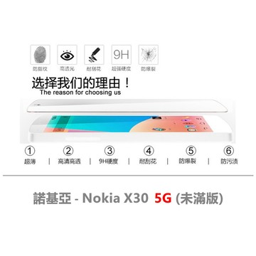 諾基亞 NOKIA X30 半版玻璃貼 未滿版 半版 不滿版 玻璃貼 9H 鋼化膜 保護貼 鋼化玻璃