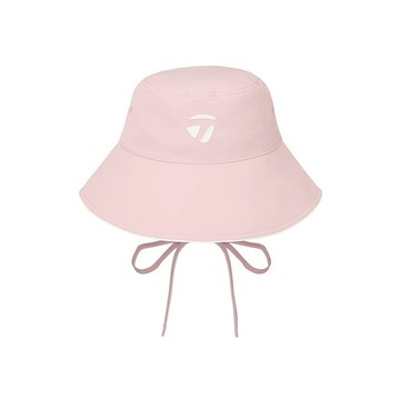 【TaylorMade】寬帽簷漁夫帽(女)-迷霧粉 / 白色 / 黑色