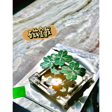 《胖胖ㄉ狗狗》*配合工作室原創製作*幸運草冰箱貼 磁鐵 收藏 送禮推薦 賽博龐克風格 仿電路板設計 生日禮物 擺件 擺飾
