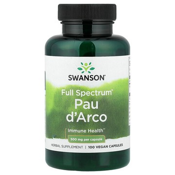 Swanson Vitamins, 多面® 保哥果，500 毫克，100 粒膠囊
