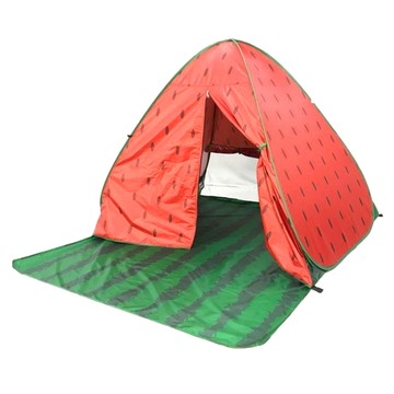 帶窗款可拆網沙灘帳篷  2人  西瓜