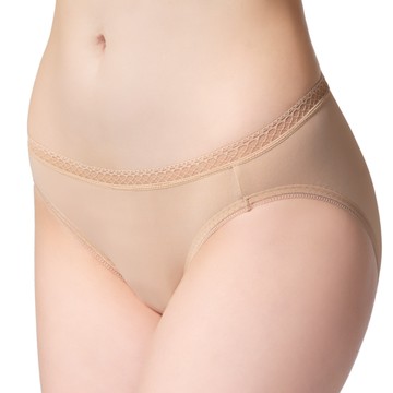 【思薇爾】Tour-Dry系列M-XXL素面低腰三角女內褲(親膚色)