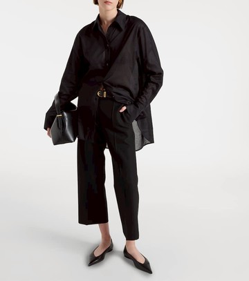 Toteme Oversized cotton-blend shirt