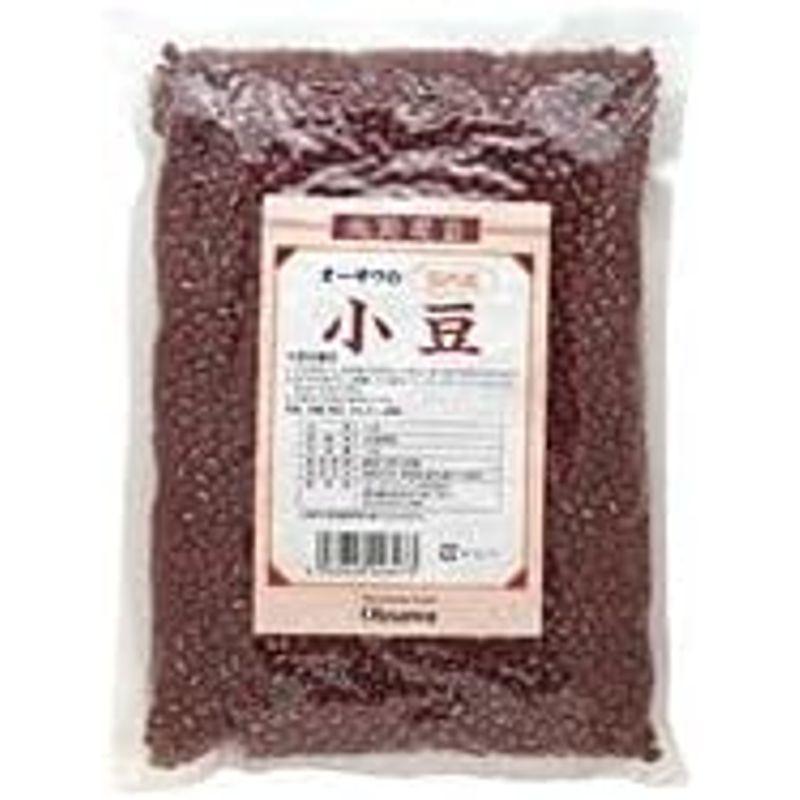 オーサワ 国内産小豆 1kg x4個セット