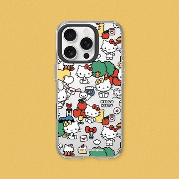 Clear抗黃化透明防摔手機殼∣Hello Kitty & Mimmy for iPhone