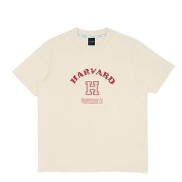 NCAA HARVARD 短袖T恤 字母LOGO印花 淺黃色 75251011 61 noH14