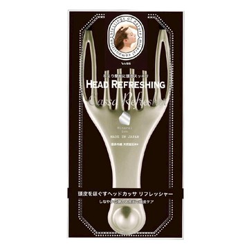Vess天然礦石遠紅外線頭皮按摩梳