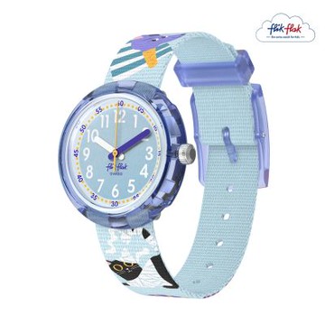 FlikFlak 兒童手錶 TUTAN-TIME 埃及探險 兒童禮物/安全防水/瑞士製造 FPNP156 (31.85mm)