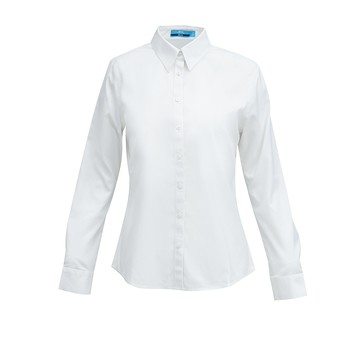 商務免燙防皺長袖上班襯衫/樺木白 | 5122303303