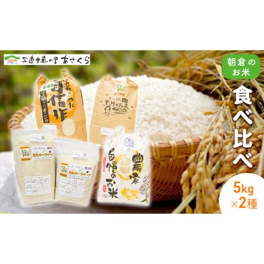 ふるさと納税 福岡県 朝倉市 令和5年度 朝倉のお米 5kg×2種