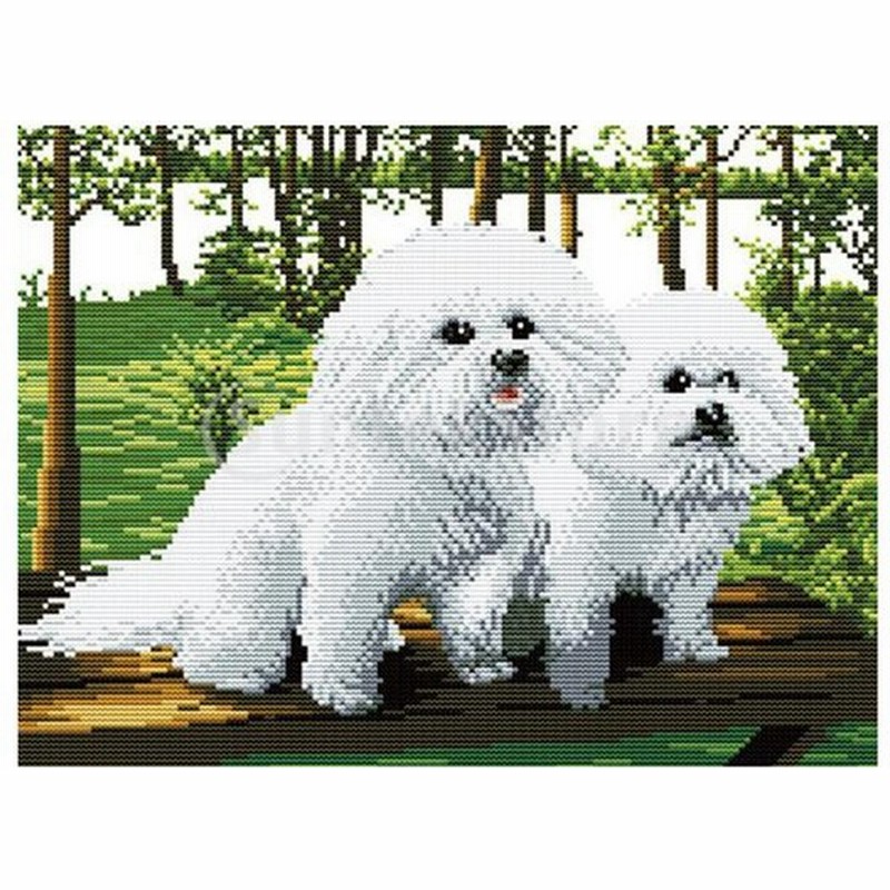 刻印クロスステッチキット印刷済み動物犬柄刺繍11ct 通販 Lineポイント最大0 5 Get Lineショッピング