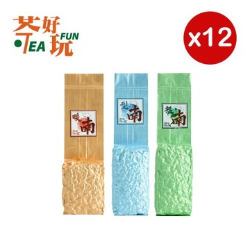 【茶好玩】南人系列包套組加強版 南人葉總匯(12包150g-3斤;茶葉.烏龍茶)