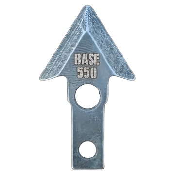 BASE 550 Orvar Arrowhead 箭頭 材質 420HC不鏽鋼 產地 台灣 重量 8g  銀色  1個