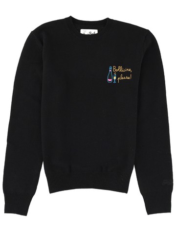 mc2 saint barth "new queen" jersey with embroidery