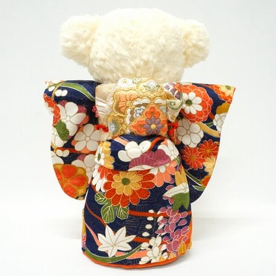 着物ベア Lサイズ 29cm KIMONO OBI Bear 日本製 ぬいぐるみ