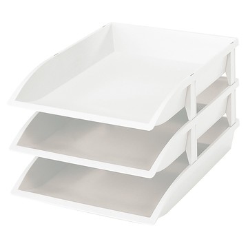 樹德SHUTER三層公文架OA-2736-白色