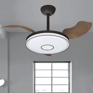 【台灣認證】隱形吊扇燈 黑色   L11-FB2318NB