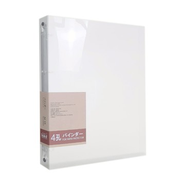 加厚D型4孔活頁鐵夾(3.5公分) R0401-D