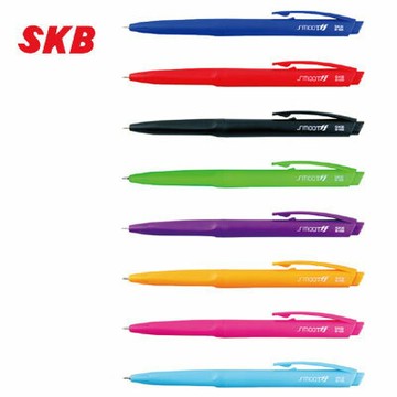SKB IB-1006 自動原子筆(0.6mm)8色 12支 / 打【APP滿額下單4%點數(單一帳號最高1000點)】7/31止