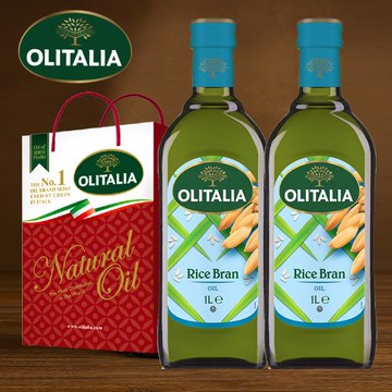 Olitalia奧利塔玄米油1000ml禮盒3組 (2罐/組)