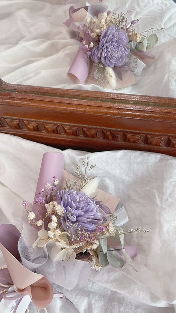 【香氛擴香花束】小資款單支花束 擴香花 香氛 生日禮物 乾燥花束