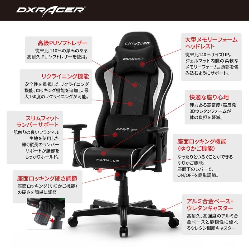 桜瑪瑙 ゲーミングチェア デラックスレーサー DXRacer DXZ-PKW V2