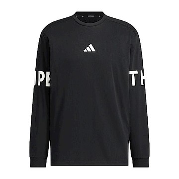 Adidas Word L/S Tee JM2076 男 長袖上衣 休閒長袖 運動上衣 舒適 穿搭 黑 白