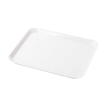 Hikari 日光生活 多用途整理盤 簡約設計風格 邊緣加高防滑落 居家收納好幫手  M(38 x 29 x 2.5cm)  白色  1入