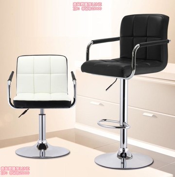 吧台椅 吧臺椅升降酒吧椅子現代簡約高腳凳靠背高凳子前臺吧椅收銀臺吧凳tqw