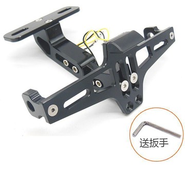 免運🛒摩托車改裝後牌照架支架M3M5小牛摺疊小猴子飛機架小忍者後尾架