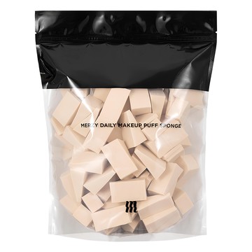 MERZY 大容量化妝海綿 100入 細緻部位輕鬆上妝 親膚柔軟有彈性  1包  三角