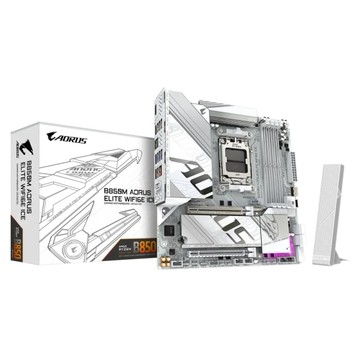 技嘉 GIGABYTE B850M AORUS ELITE WIFI6E ICE AMD主機板