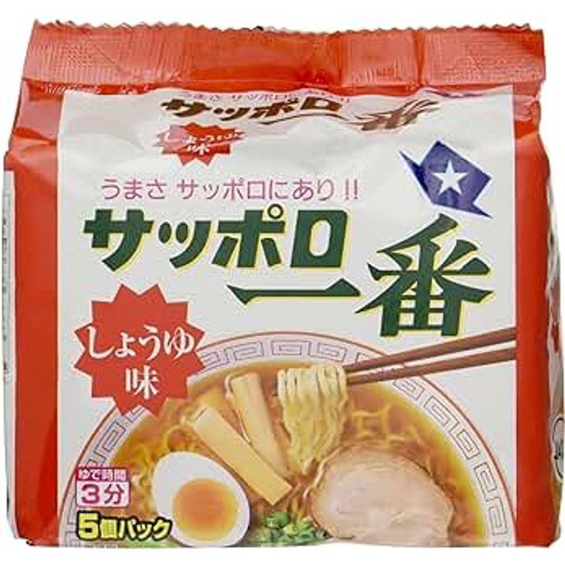 サンヨー食品 サッポロ一番しょうゆ味 5食入