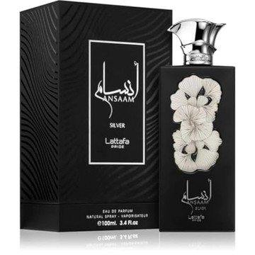 Lattafa Ansaam Silver 銀色微風 琥珀草本 中性淡香精100ml