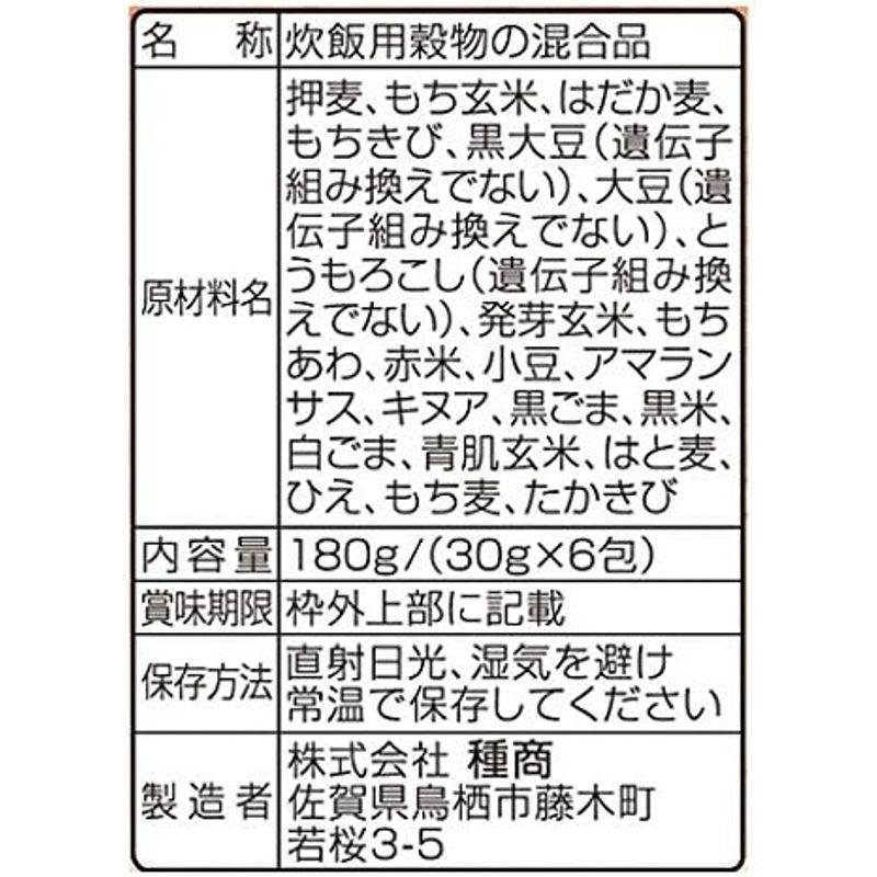 種商 二十一穀米スティック 6包入