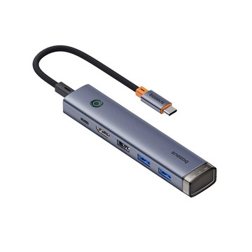 baseus倍思 超享系列6合1多功能type-c hub air擴展塢 bsoh166