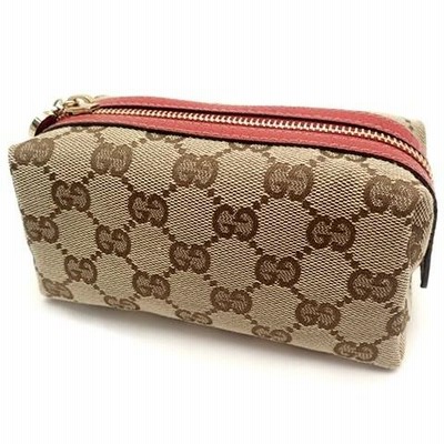 GUCCI　グッチ　ポーチ　小物入れ GUCCI グッチ オールドグッチ 小物入れ 化粧ポーチ コーティング