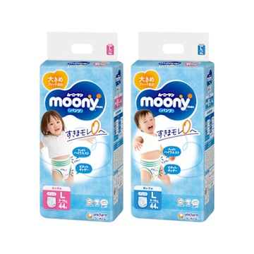 滿意寶寶 moony日本頂級超薄紙尿褲/箱購(L~XL可選)