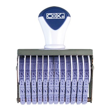 COX12連號碼印/3號/12連