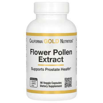 California Gold Nutrition, 花粉提取物混合素食膠囊，90 粒